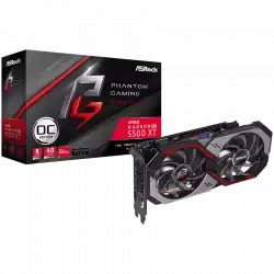 ASROCK Video Card AMD Radeon RX 5500 XT Phantom Gaming D 8GB OC, GDDR6, 128bit, 1xHDMI, 3xDP, PCI Express 4.0, recomended PSU 500W