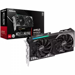 ASROCK Video Card AMD Radeon RX 9060 XT Challenger 8GB OC GDDR6, 128-bit, 2x DisplayPort 2.1a, 1x HDMI 2.1b, 249 x 132 x 41 mm, recomended PSU 550W, 1x 8-pin power connector, 90-GA5TZZ-00UANF
