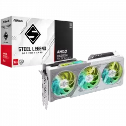 ASROCK Video Card AMD Radeon RX 9060 XT Steel Legend OC 16GB GDDR6 128-bit HDMI 2x DP
