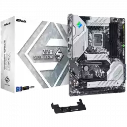 ASROCK Main Board Desktop Z690 Steel Legend (S1700, Z690, 4x DDR4, 3x PCIe x16, 2x PCIe x1, 8x SATA3 6.0Gb/s, 1x m.2 PCIe Gen4x4, 1x PCIe Gen3x4, RAID 0,1,5,10, 10x USB 3.2, 1x RJ-45 2.5G Lan, HDMI, DP, SPDIF, ATX, Retail