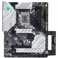 ASROCK Main Board Desktop Z690 Steel Legend (S1700, Z690, 4x DDR4, 3x PCIe x16, 2x PCIe x1, 8x SATA3 6.0Gb/s, 1x m.2 PCIe Gen4x4, 1x PCIe Gen3x4, RAID 0,1,5,10, 10x USB 3.2, 1x RJ-45 2.5G Lan, HDMI, DP, SPDIF, ATX, Retail