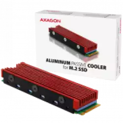 AXAGON CLR-M2 passive - M.2 SSD, 80mm SSD, ALU body, silicone thermal pads