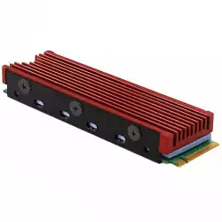 AXAGON CLR-M2FAN active fan - M.2 SSD, 80mm SSD, copper body, silicone thermal pads, height 13mm