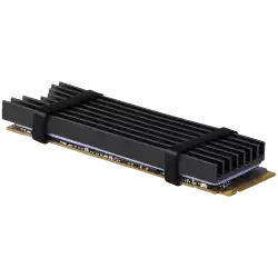 AXAGON CLR-M2L6 passive - M.2 SSD, 80mm SSD, ALU body, silicone thermal pads, height 6mm