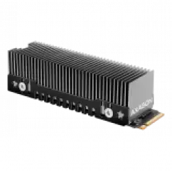 AXAGON CLR-M2XT passive - M.2 SSD, 80mm SSD, ALU body, silicone thermal pads, height 20mm                          