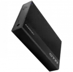 AXAGON EE35-GTR USB-C 3.2 Gen 1 - SATA 6G, 3.5" External RIBBED box BLACK                          