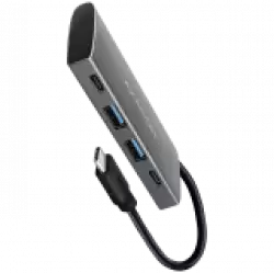 AXAGON HMC-4G2 2x USB-A + 2x USB-C, USB-C 3.2 Gen 2 10Gbps hub, 13cm USB-C cable