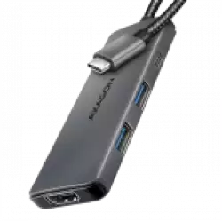 AXAGON HMC-5H8K USB 5Gbps hub, 2x USB-A, USB-C, HDMI 8k/30Hz, PD 100W,
