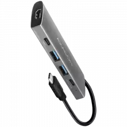 AXAGON HMC-5H USB-C 3.2 Gen 1 hub, 3x USB-A, 4K HDMI, PD 100W, 100cm USB-C cable