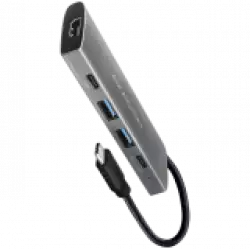 AXAGON HMC-5H USB-C 3.2 Gen 1 hub, 3x USB-A, 4K HDMI, PD 100W, 100cm USB-C cable