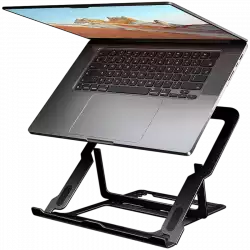 AXAGON STND-LAB ALU stand for 10" - 17,3" laptops, 8 adjustable angles, black                          