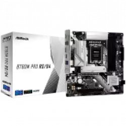B760M PRO RS/D4 - ASROCK MB Desktop B760M Pro RS (S1700, 4x DDR4, 2x PCIe 4.0 x16, 1x PCIe 4.0 x1, 1x Hyper M.2 PCIe Gen4x4, 4x SATA3, 2x USB-C, 5x USB 3.2, 6x USB 2.0, 1x RJ-45 2.5GB, 1x HDMI, 1x DP, 7.1 HD Audio, micro ATX