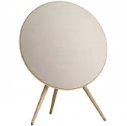 Beosound A9 5th Gen Speaker Gold Tone (Back Sand/Cover Golden/Legs White Oak)