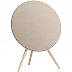 Beosound A9 5th Gen Speaker Gold Tone (Back Sand/Cover Golden/Legs White Oak)
