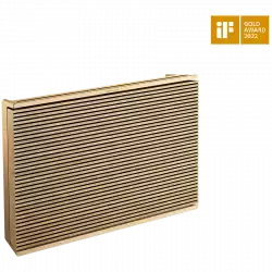 Beosound Level Speaker Gold Tone Alu (Cover Light Oak)