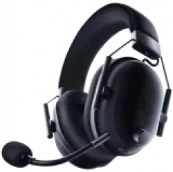 BlackShark V2 Pro (2023) - Black, Wireless Gaming Headset, Razer TriForce Titanium Driver 50 mm, Oval Ear Cushions, Detachable Super Wideband microphone, THX Spatial Audio, Type A Wireless (2.4 GHz), Bluetooth 5.2                          