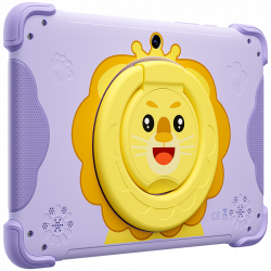 Blackview LINK 1 Kids WiFi 4/64GB 8.68-inch HD IPS 1340x800 60Hz 360nits RK3562 Quad-core 2.0GHz 5+8MP Cam 5000mAh WiFi 6 BT 5.0 Dual Speakers with Smart-K Support Tempered Film Stylus Pen Android 16 Dreamy Purple