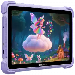 Blackview LINK 1 Kids WiFi 4/64GB 8.68-inch HD IPS 1340x800 60Hz 360nits RK3562 Quad-core 2.0GHz 5+8MP Cam 5000mAh WiFi 6 BT 5.0 Dual Speakers with Smart-K Support Tempered Film Stylus Pen Android 16 Dreamy Purple