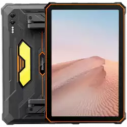 Blackview Rugged Tab Active 10 Pro 10.95-inch FHD+IPS 1920x1200 90Hz Corning 3th 12GB/512GB MT6878 Octa-core 2.5GHz 50MP Front/108MP+20MP Rear Camera infared nught vision 30000mAh NO Charging Android 14 up to 15 NFC Camping lights MIL-STD-810H Orange