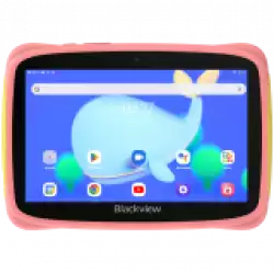 Blackview Tab 3 Kids, Pink, 7-inch HD 1024*600, 7731E Quad-core 1.3GHz, Front 0.3MP; Rear 2MP Camera, 2GB/32GB, 3280mAh battery, Doke 3.0 Go (Android 13), WiFi version, 802.11 b/g/n(2.4GHz), Bluetooth                          