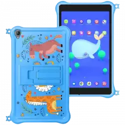 Blackview Tab 5 Kids WiFi 3GB/64GB, 8-inch HD+ 800x1280 IPS, Quad-core, 0.3MP Front/2MP Back Camera, Battery 5580mAh, Type-C, Android 12, SD card slot, EVA case, Blue