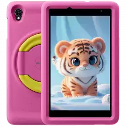 Blackview Tab A5 Kids, tablet, 8.0-inch 800x1280 HD+ IPS, Unisoc Tiger T310, 3GB + 64GB, LPDDR4 +EMMC5.1, 5100mAh; NO Charge, 4G:FDD:B1/B3/B7/B8/B20/B19, DokeOS_P 4.0 Based on Android 14, Pink                          
