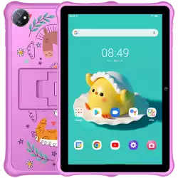 Blackview Tab A7 Kids WiFi 3GB/64GB, 10.1-inch HD+ 800x1280 IPS, Quad-core, 2MP Front/5MP Back Camera, Battery 6580mAh, Type-C, Android 12, SD card slot, EVA case, Pink