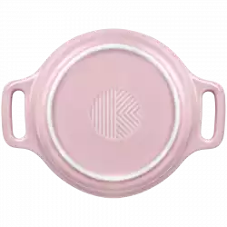 BUYDEEM Ceramic Mini Cocotte, model CT1002, color Pale Dogwood