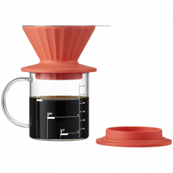 BUYDEEM Coffee filter, model CD1024, color Vivid Orange