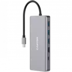 CANYON hub DS-12 13in1 4k USB-C Dark Grey