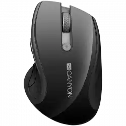 CANYON 2.4Ghz wireless mouse, optical tracking - blue LED, 6 buttons, DPI 1000/1200/1600, Black pearl glossy