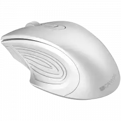 CANYON MW-15, 2.4GHz Wireless Optical Mouse with 4 buttons, DPI 800/1200/1600, Pearl white, 115*77*38mm, 0.064kg