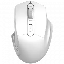 CANYON MW-15, 2.4GHz Wireless Optical Mouse with 4 buttons, DPI 800/1200/1600, Pearl white, 115*77*38mm, 0.064kg