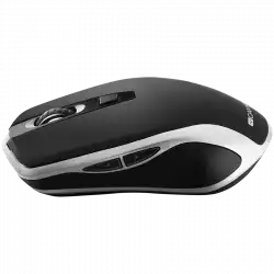 CANYON MW-19, 2.4GHz Wireless Rechargeable Mouse with Pixart sensor, 6keys, Silent switch for right/left keys,Add NTCDPI: 800/1200/1600, Max. usage 50 hours for one time full charged, 300mAh Li-poly battery, Black -Silver, cable length 0.6m, 121*70*39mm, 0.