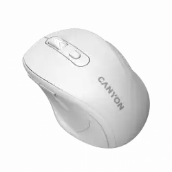 Canyon 6 buttons wireless 2.4Ghz mouse, MX8650A Sensor, DPI up to 1600,Injection case, 3 M life times left and right switches, 2xAAA battery, ABS material, Size: 105x71x40mm, Weight: 59g, white