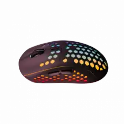 Canyon 7keys Gaming 2.4G wireless mouse, KA8 sensor, DPI up to 1600, rubber coating on panel, Huano 1million switch, 45cm PVC cable, ABS material. 400mAh battery, size: 125.8*63.7*41mm, weight: 95g, Black