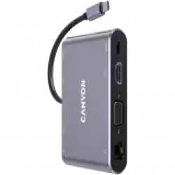 CANYON hub DS-14 8in1 4k USB-C Dark Grey