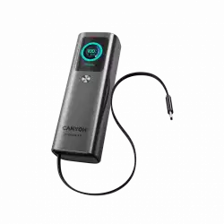 CANYON Built-in cable power bank OnPower 265 20000mAh 165W   Aluminium Dark grey
