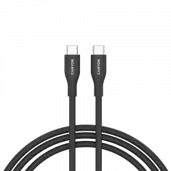 CANYON cable CC60SC10 C-C 60W 1m Silicon Black
