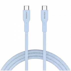 CANYON cable OnWire 60CL C-C 60W COLOR Braided 1m Light Blue                          