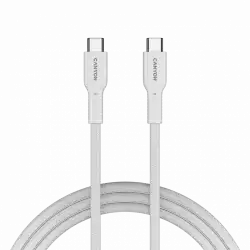 CANYON cable OnWire 60CL C-C 60W COLOR Braided 1m White