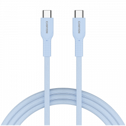 CANYON cable OnWire 60CL C-C 60W COLOR Braided 1m Light Blue