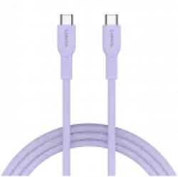 CANYON cable OnWire 60CL C-C 60W COLOR Braided 1m Purple