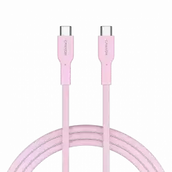 CANYON cable OnWire 60CL C-C 60W COLOR Braided 1m Pink