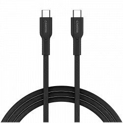 CANYON cable OnWire 60CL C-C 60W COLOR Braided 1m Black