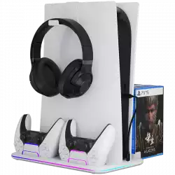 CANYON cooling stand CS-51 RGB PS5 Slim/DE Charge White