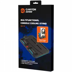 CANYON cooling stand CS-5 RGB PS5 Charge Black
