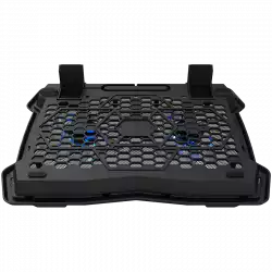 CANYON NS03, Cooling stand dual-fan with 2x2.0 USB hub, support up to 10”-15.6” laptop, ABS plastic and iron, Fans dimension:125*125*15mm(2pcs), DC 5V, fan speed: 800-1000RPM, size:340*265*30mm, 435g