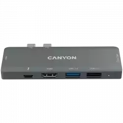 CANYON hub DS-5 7in1 Thunderbolt 3 Space Grey