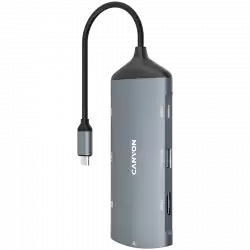 CANYON hub DS-15 8in1 4k USB-C Dark Grey